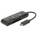 DeLOCK 91739 kaardilugeja USB 2.0 Must DeLOCK 91739 kaardilugeja USB 2.0 Must