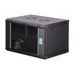 Digitus DN-19 07-U-EC-SW телекоммуникационная стойка 7U Монтируемая на стену стойка Черный