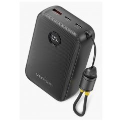 Vention FKBB0-C внешний аккумулятор 20000 mAh Черный