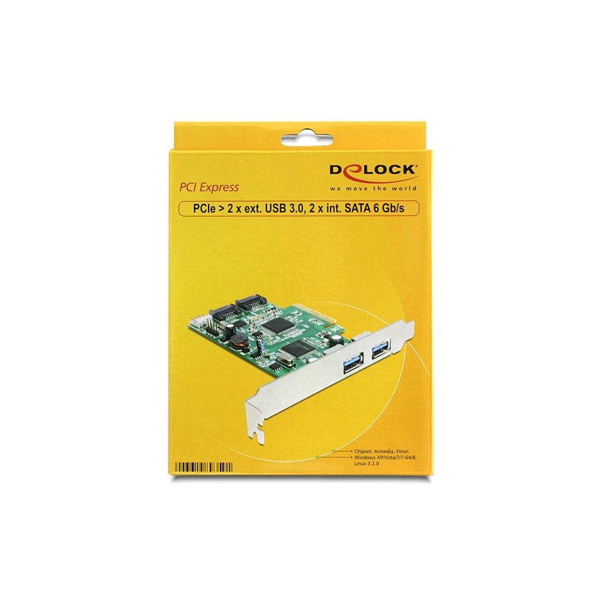 DeLOCK 89359 liitäntäkortti/-sovitin Sisäinen USB 3.2 Gen 1 (3.1 Gen 1) – 2