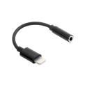 Maxlife adapter audio MXJL-02 jack 3,5 mm - Lightning black Maxlife adapter audio MXJL-02 jack 3,5 mm - Lightning black