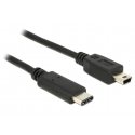 DeLOCK 83603 USB kabelis USB 2.0 1 m USB C Mini-USB B Juoda DeLOCK 83603 USB kabelis USB 2.0 1 m USB C Mini-USB B Juoda