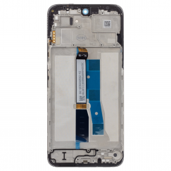 LCD Display + Touch Unit + Front Cover for Poco M7 Black (Servic