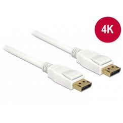 DeLOCK 3m, 2xDisplayPort DisplayPort White