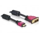 DeLOCK HDMI - DVI Cable 1.8m male / male DVI-D DeLOCK HDMI - DVI Cable 1.8m male / male DVI-D