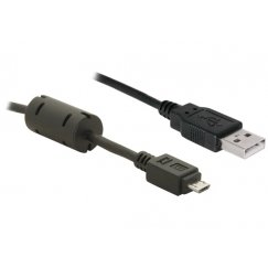 DeLOCK USB 2.0 Cable - 1.0m USB кабель 1 m USB A Micro-USB B Черный