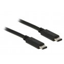 DeLOCK 0.5m USB 2.0 USB кабель 0,5 m USB C Черный DeLOCK 0.5m USB 2.0 USB кабель 0,5 m USB C Черный