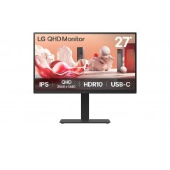LG 27BA75QB-B.AEU PC lamekuvar 68,6 cm (27") 2560 x 1440 pikslit Wide Quad HD LED Must