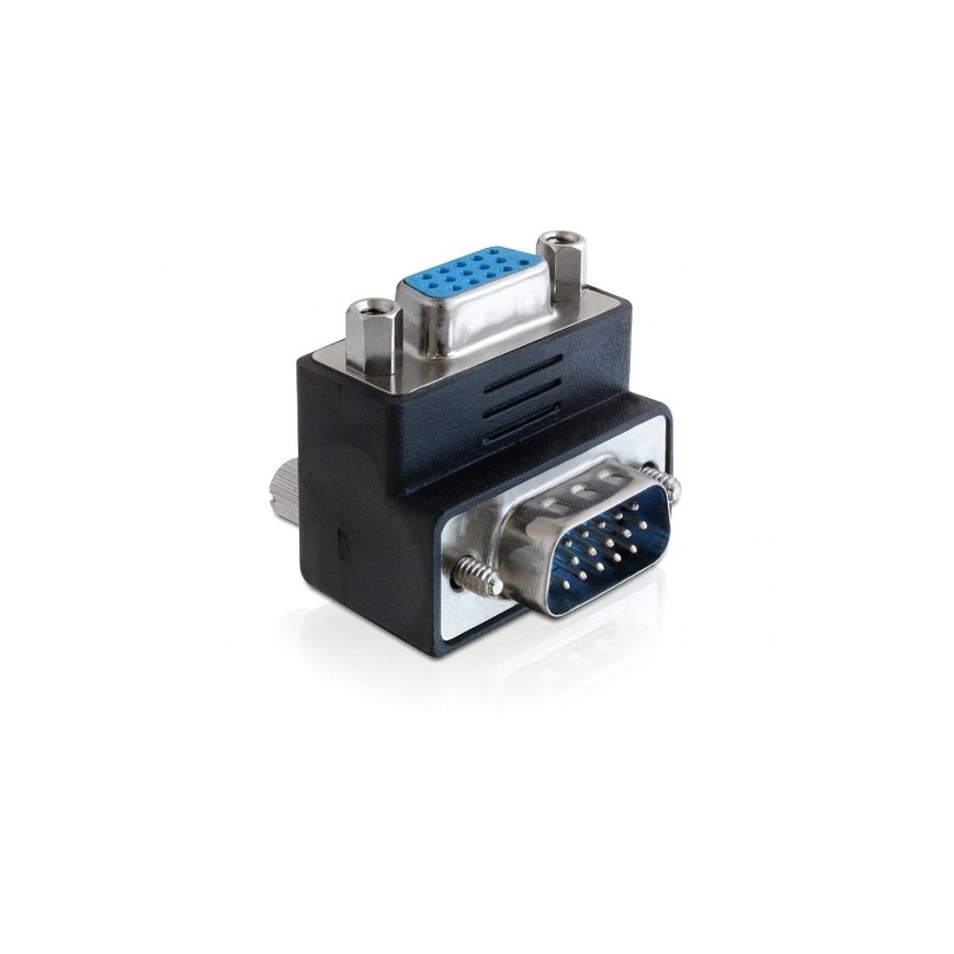 DeLOCK 65247 kaabli soomuutja VGA (D-Sub) Must