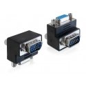 DeLOCK 65247 kabeļu spraudņu pāreja VGA (D-Sub) Melns DeLOCK 65247 kabeļu spraudņu pāreja VGA (D-Sub) Melns