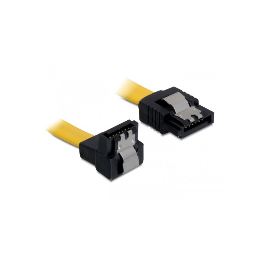 DeLOCK 0.5m SATA M/M SATA cable Yellow