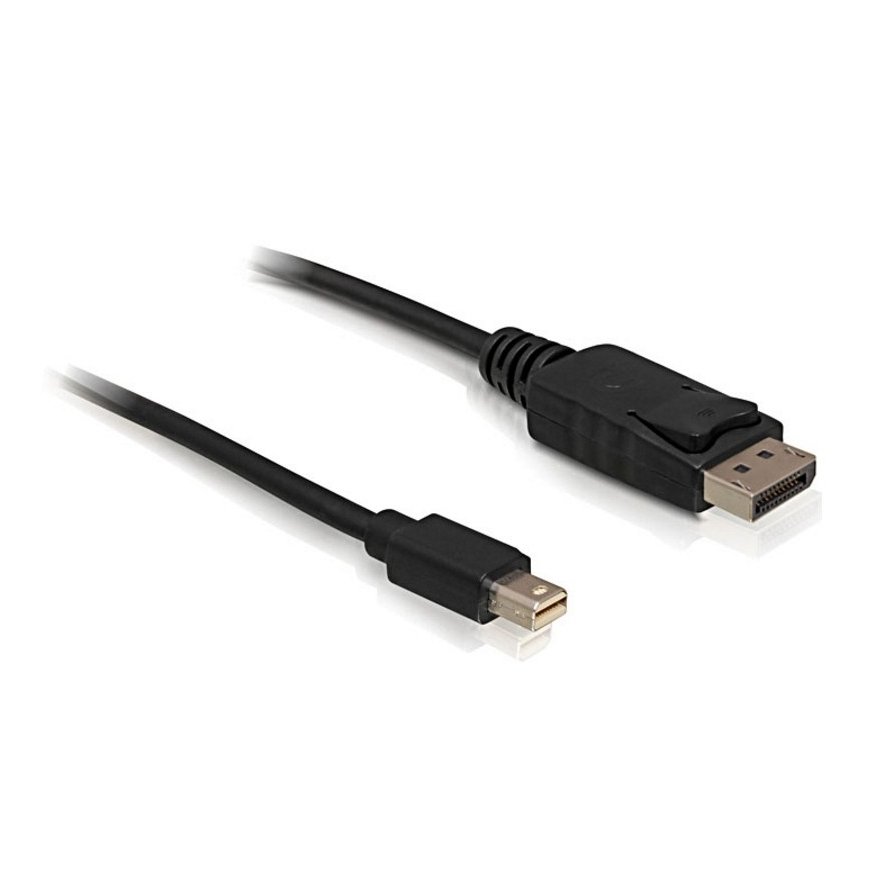 DeLOCK mini DP/DP 1.2 2 m Mini DisplayPort DisplayPort Черный