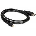 DeLOCK mini DP/DP 1.2 2 m Mini DisplayPort DisplayPort Черный DeLOCK mini DP/DP 1.2 2 m Mini DisplayPort DisplayPort Черный