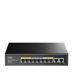 Cudy GS1010PE сетевой коммутатор Gigabit Ethernet (10/100/1000) Питание по Ethernet (PoE) Черный