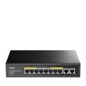 Cudy GS1010PE verkkokytkin Gigabit Ethernet (10/100/1000) Power over Ethernet -tuki musta Cudy GS1010PE verkkokytkin Gigabit Ethernet (10/100/1000) Power over Ethernet -tuki musta