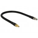 DeLOCK 0.4m SMA/SMA coaxial cable CFD400, LLC400 Black