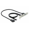 DeLOCK Slot Bracket with 1 x USB Type-C and 1 x USB Type-A Port DeLOCK Slot Bracket with 1 x USB Type-C and 1 x USB Type-A Port