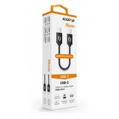 Aligator DATKP44 USB cable 0.15 m USB C Black