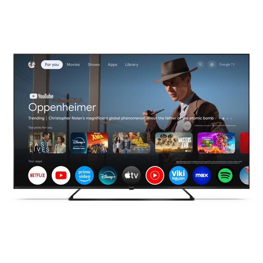Sharp 50HP6265E teler 127 cm (50") 4K Ultra HD Nutiteleri funktsioon WiFi Must – 3