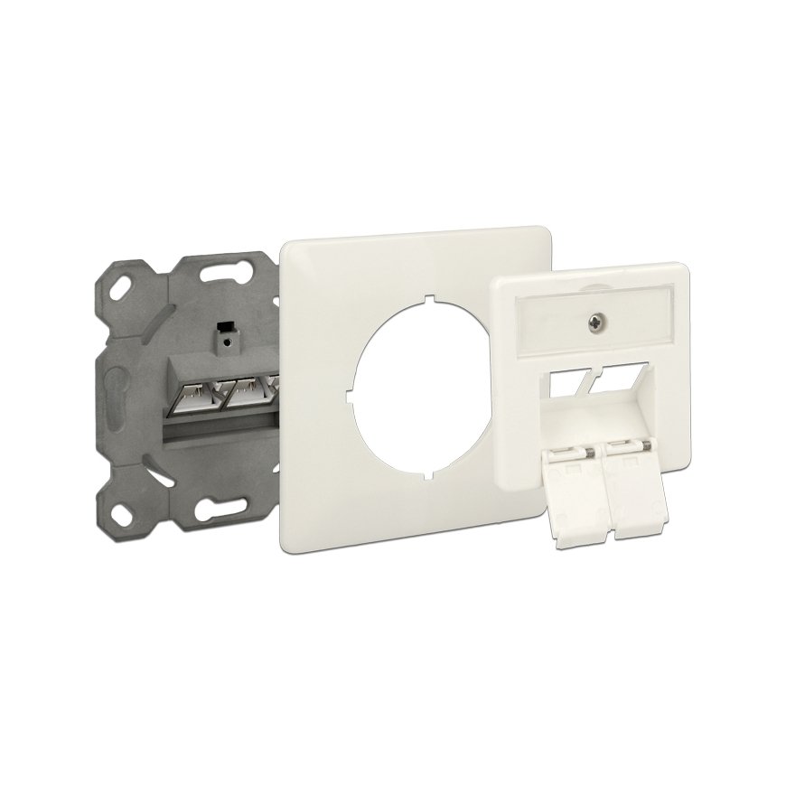 DeLOCK 86195 розетка RJ-45 Белый – 3