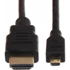 Joy-iT K-1481-3M HDMI-kaapeli HDMI-tyyppi A (vakio) HDMI-tyyppi D (mikro) musta