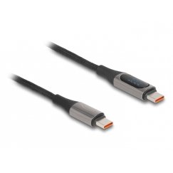DeLOCK USB 2.0 Data and Fast Charging Cable USB Type-C male to male PD 3.0 100 W with power indication 2 m