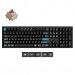 Keychron Q6 Ultra 8K klaviatūra Universalus USB + RF Wireless + Bluetooth Juoda