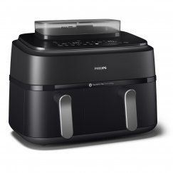 Philips 5000 series NA551/00 rasvakeitin Kaksois 9 L Erillinen 2750 W Kuumakiertoilmakypsennin musta