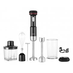 Gastroback 40982 blenderis 0,5 L Iegremdējams blenderis 180 W Melns, Nerūsējošs tērauds