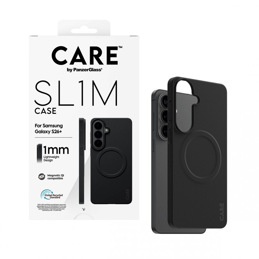 PanzerGlass CARE™ by ® SL1M Case Black w. Qi Samsung Galaxy S26+ – 5