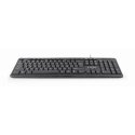Gembird KB-U-103-RU keyboard Office USB QWERTY English, Russian Black Gembird KB-U-103-RU keyboard Office USB QWERTY English, Russian Black