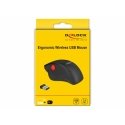DeLOCK 12598 kompiuterio pelė Biuras Dešinės rankos Bluetooth + USB Type-A 1600 DPI DeLOCK 12598 kompiuterio pelė Biuras Dešinės rankos Bluetooth + USB Type-A 1600 DPI