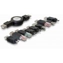 DeLOCK USB adapter kit 10 parts Melns DeLOCK USB adapter kit 10 parts Melns