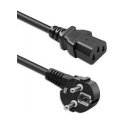 Qoltec toitekaabel | nurkplug SCHUKO CEE 7/7 (E/F) | IEC C13 | 3x0.75mm² | Puhtast vask Cu | 2m Qoltec toitekaabel | nurkplug SCHUKO CEE 7/7 (E/F) | IEC C13 | 3x0.75mm² | Puhtast vask Cu | 2m