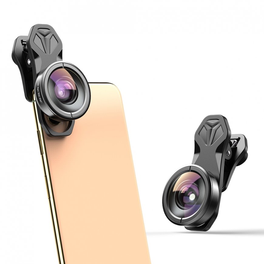 Camera - Apexel APL-HB170SW 170° Wide-Angle Optical Glass Clip-on Lens