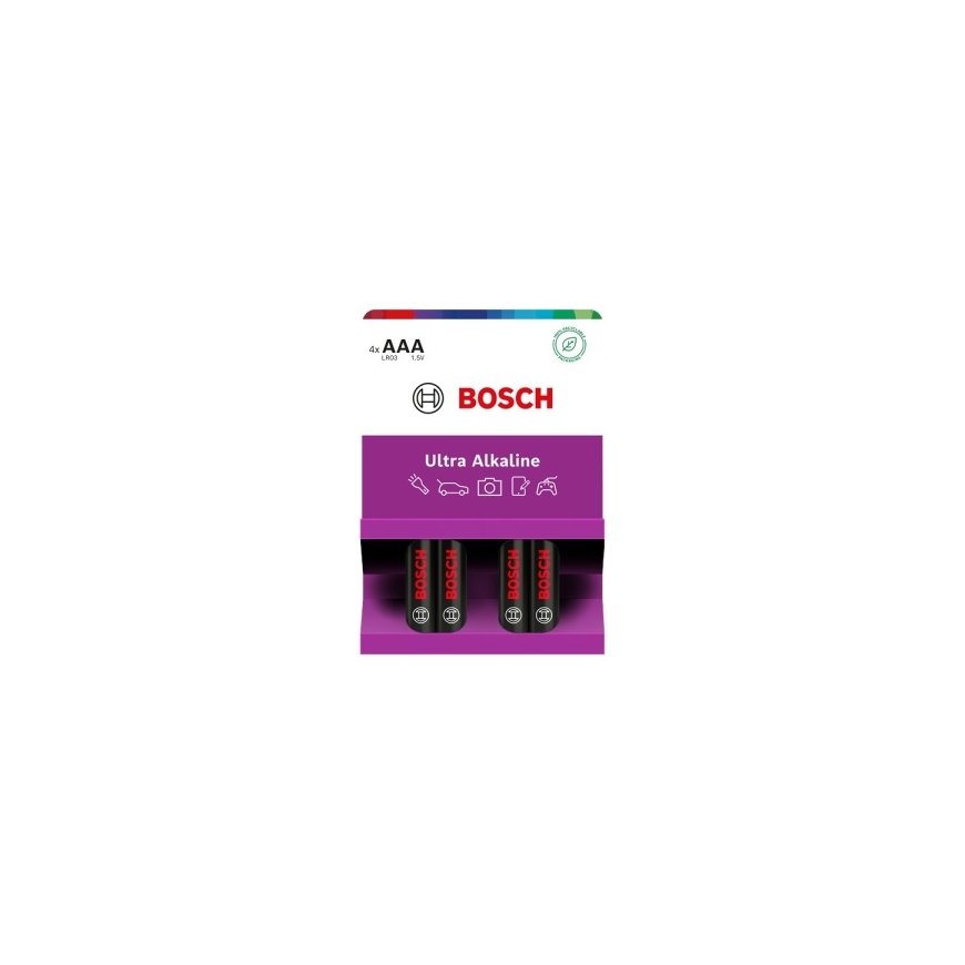 Philips Baterijos BOSCH 4SZT AA ULTRA ALKALINE LR03UA4B/00