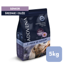 ADDVENA Dabas spēks Senior vidēja/liela izmēra jēra gaļa - sausā suņu barība - 2,5kg