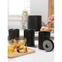 Russell Hobbs RH03270CEU7 Ribbed 4-Piece Countertop Set - Cream