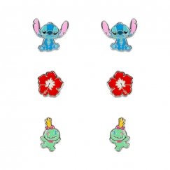 Peers Hardy Disney Stitch auskarų rinkinys, 3 poros.