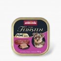 ANIMONDA Vom Feinsten Junior Mini Kanaalinta riistalle ja karpaloita - märkä koiranruoka - 100g