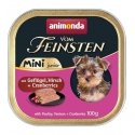 ANIMONDA Vom Feinsten Junior Mini Poultry with game and cranberries - wet dog food - 100g