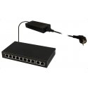 PULSAR SG108 network switch Gigabit Ethernet (10/100/1000) Power over Ethernet (PoE) Black PULSAR SG108 network switch Gigabit Ethernet (10/100/1000) Power over Ethernet (PoE) Black