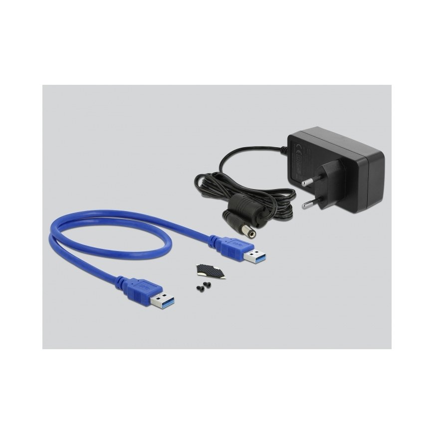 DeLOCK 42612 kõvakettaboks Must 3.5" – 3