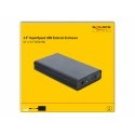 DeLOCK 42612 tallennusaseman kotelo HDD-kotelo musta 3.5" DeLOCK 42612 tallennusaseman kotelo HDD-kotelo musta 3.5"