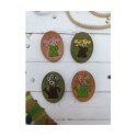Kind Fox by Wizardi Yuliya Ausianikava individual activity according to certificate No. 1201908 Magnetic holders. Tulips. 2 pcs.