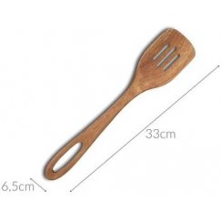 Acacia wood kitchen spatula, 33 x 6 cm, ZELLER