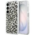 Guess IML Leopard Print Triangle Shaped "MagSafe" Case for Samsung Galaxy S26, Black Guess IML Leopard Print Triangle Shaped "MagSafe" Case for Samsung Galaxy S26, Black