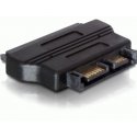 DeLOCK Adapter SATA SATA 22-pin FM SATA 13-pin M Black DeLOCK Adapter SATA SATA 22-pin FM SATA 13-pin M Black