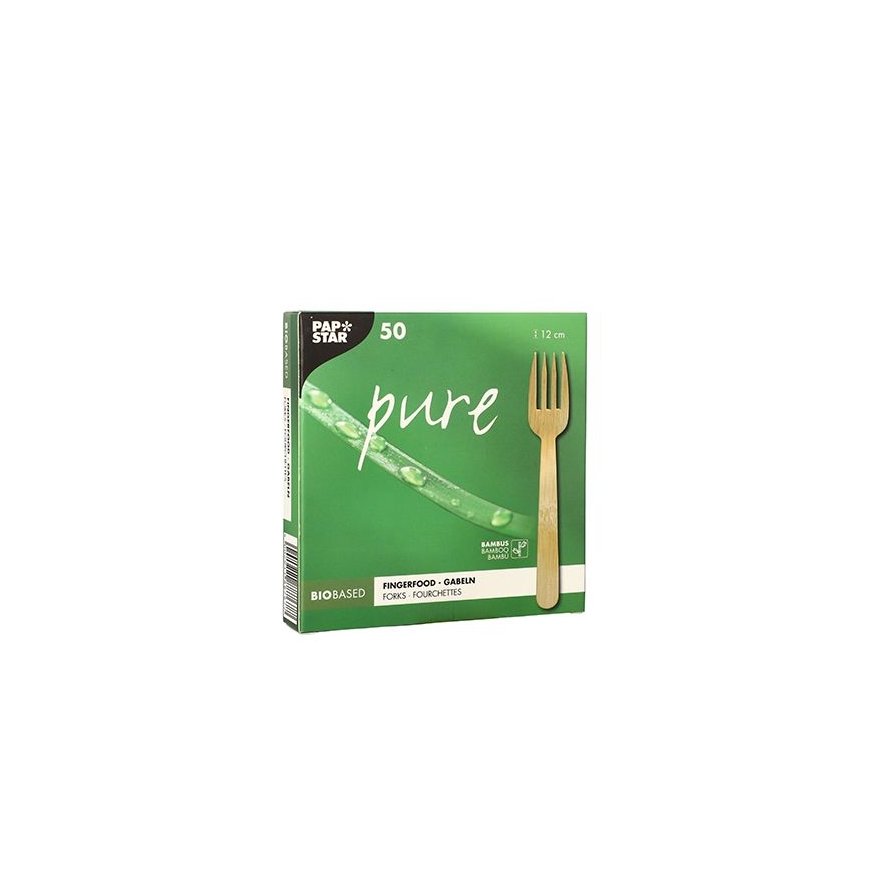 Papstar 88767 disposable fork Wood 50 pc(s) – 2
