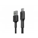 Green Cell KABGC23 USB cable USB 2.0 0.3 m USB A Micro-USB B Black